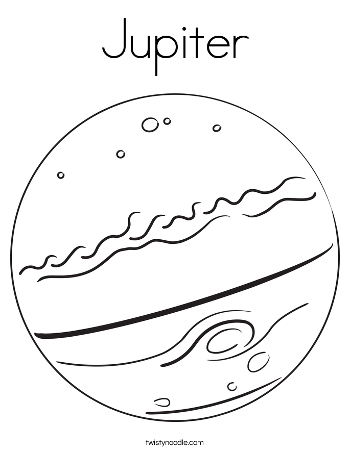 jupiter-12_coloring_page.png (685×886) | Boyama sayfaları, Uzayda