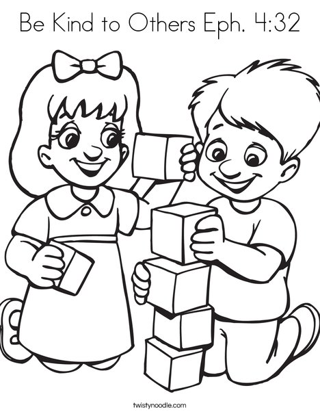 ephesians 4 32 coloring pages for kids - photo #7