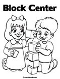 Block CenterColoring Page