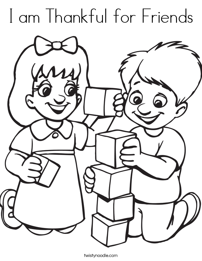 i am thankful coloring pages - photo #16