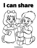 I can shareColoring Page