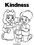 Kindness Coloring Page