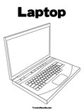 LaptopColoring Page