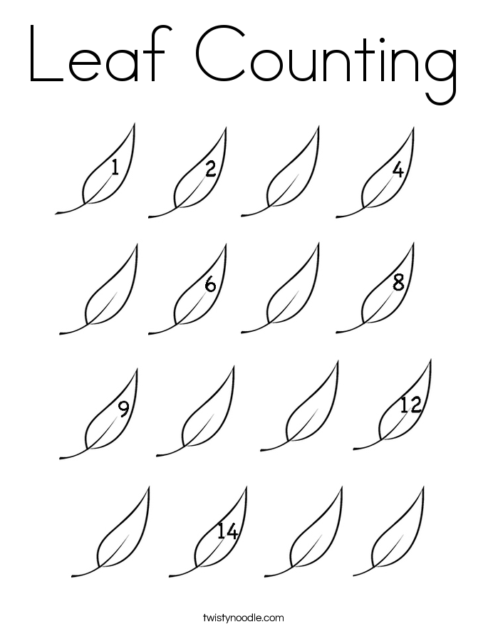 Spring Leaves Coloring Pages Leaf coloring page