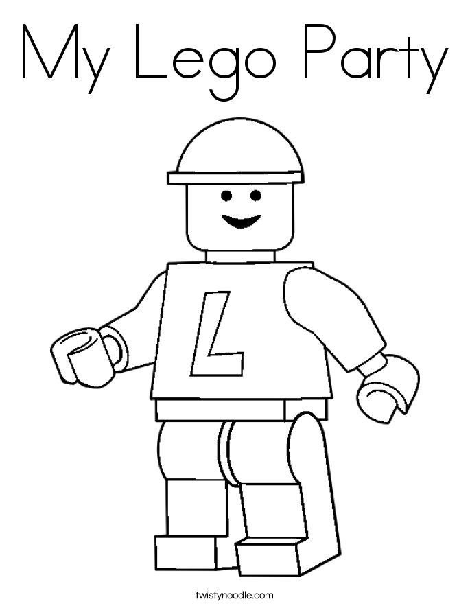 paintball man lego Colouring Pages