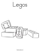 Legos Coloring Page