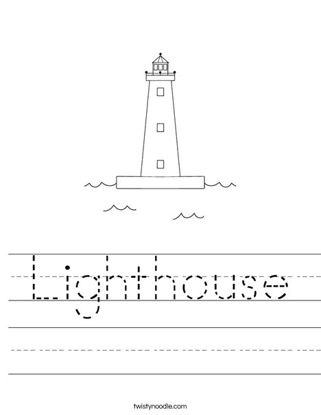 michigan lighthouse coloring pages - photo #22