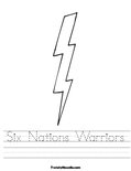 Six Nations Warriors Worksheet