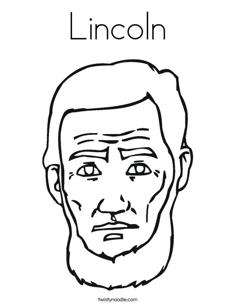 abe lincoln coloring pages - photo #29