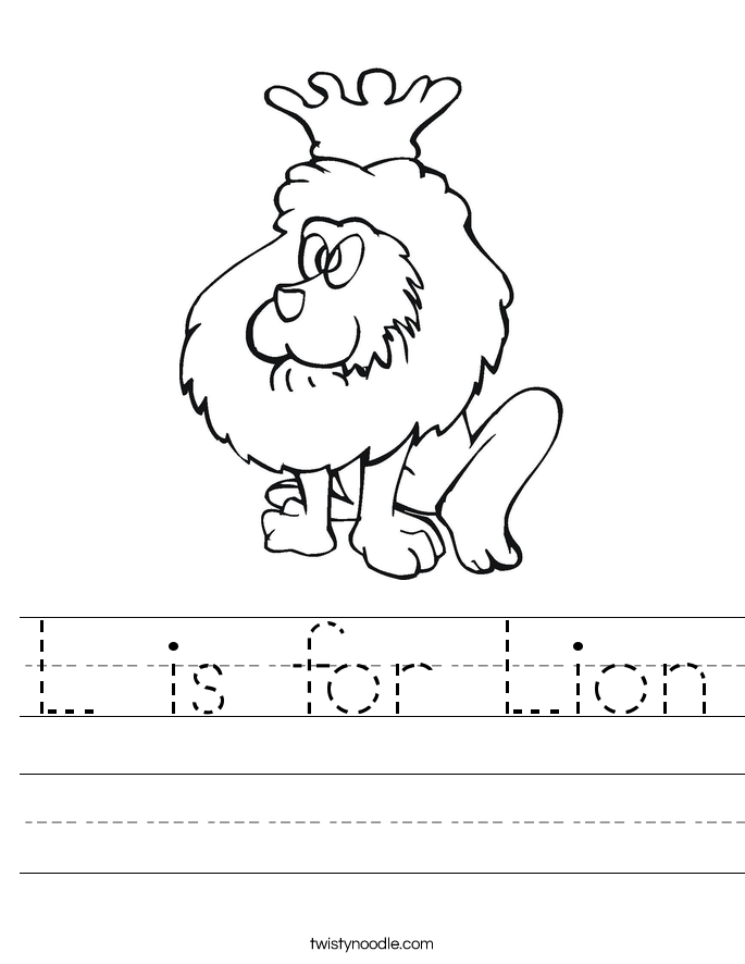 l-is-for-lion-worksheet-twisty-noodle