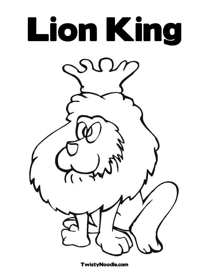 zoo animals coloring pages lion king - photo #22