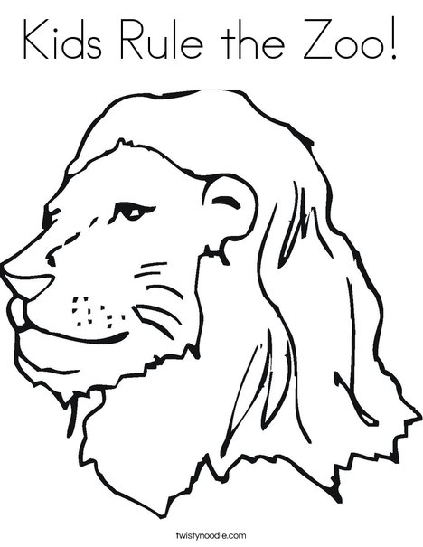 zoo animals coloring pages lion king - photo #8