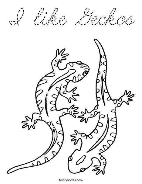 kaboose coloring pages printing gecko - photo #8