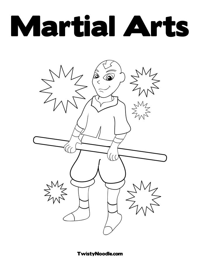Karate Belt Pages Coloring Pages