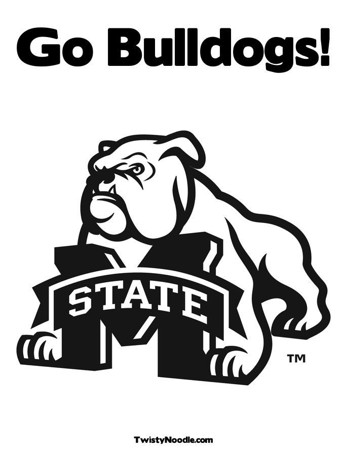 georgia bulldogs coloring pages - photo #25