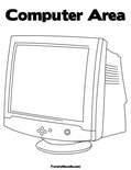 Computer AreaColoring Page