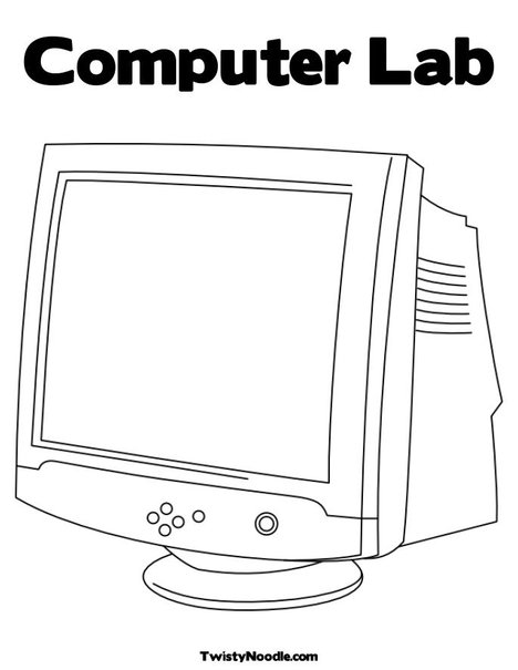 computer coloring sheet