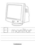 El monitor Worksheet