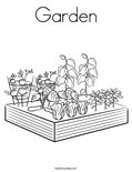 Garden Coloring Page