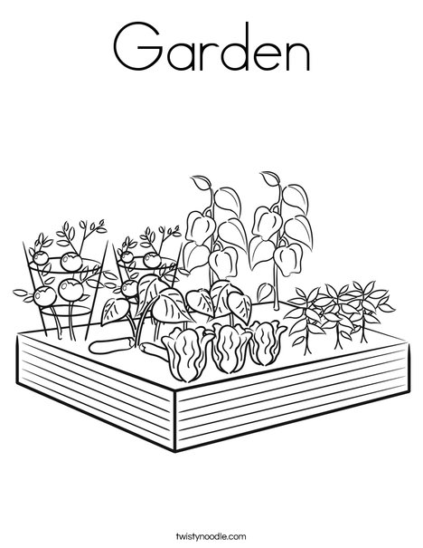 garden coloring book pages - photo #25
