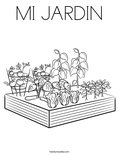 MI JARDINColoring Page