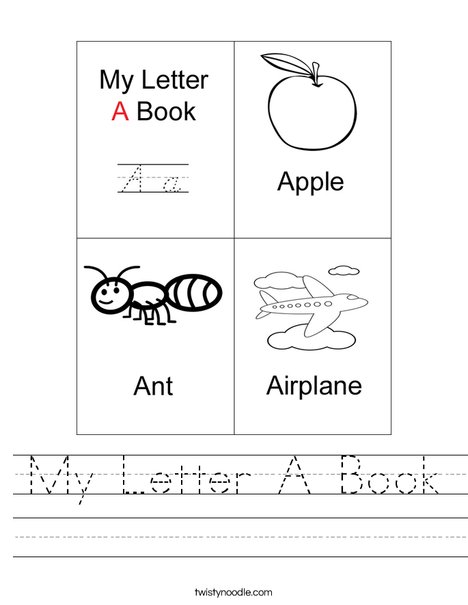 letter a worksheet