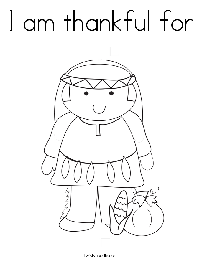 i am thankful for you coloring pages - photo #13
