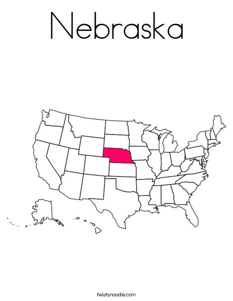 nebraska coloring pages - photo #20