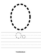 Oo Handwriting Sheet