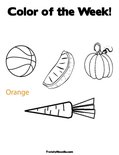 Color of the Week! Coloring Page