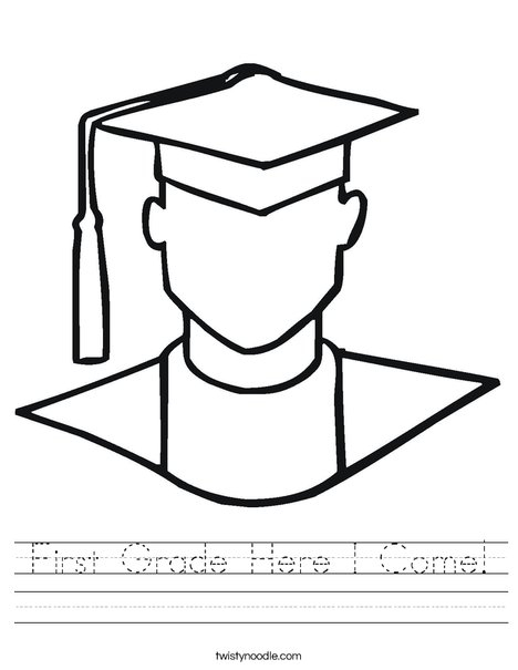 First Grade Here I Come Coloring Page First Grade Here I Come Coloring Page