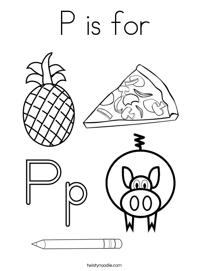 p i p coloring pages - photo #4
