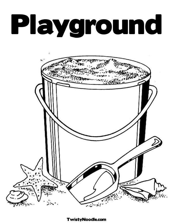 Playground Colouring Pictures