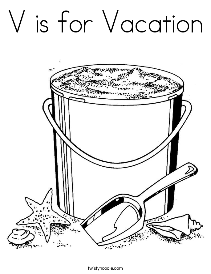 vacation coloring pages - photo #19