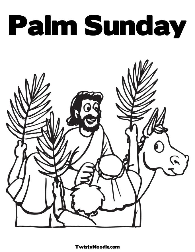 Palm Coloring Page