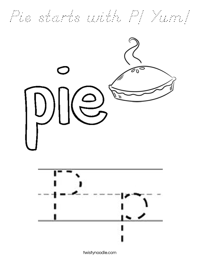 p is for pie