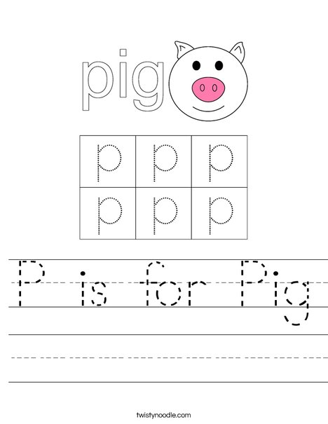 p is for pig 40_worksheet_png_468x609_q85