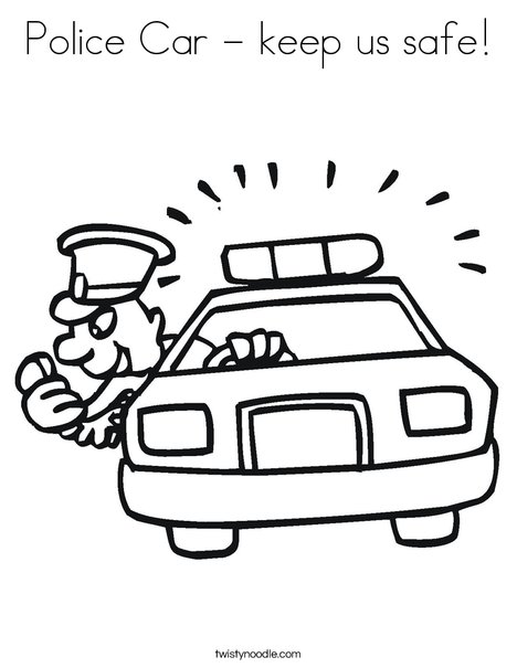 Police Car Keep Us Safe Coloring Page Twisty Noodle police-car-keep-us-safe-coloring-page-twisty-noodle