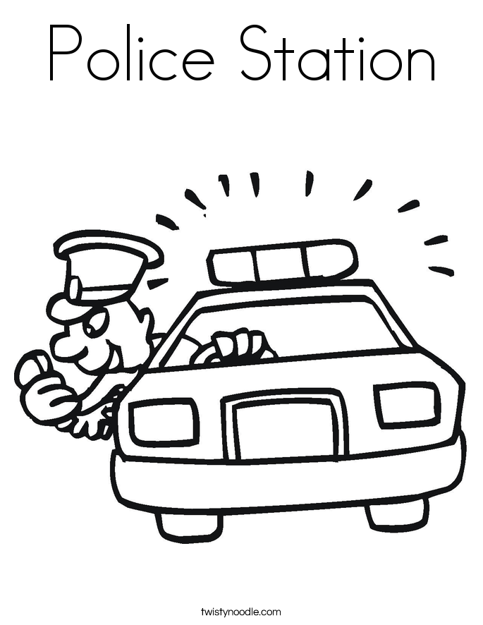 Police Station Coloring Page Twisty Noodle police-station-coloring-page-twisty-noodle