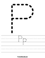 Pp Handwriting Sheet
