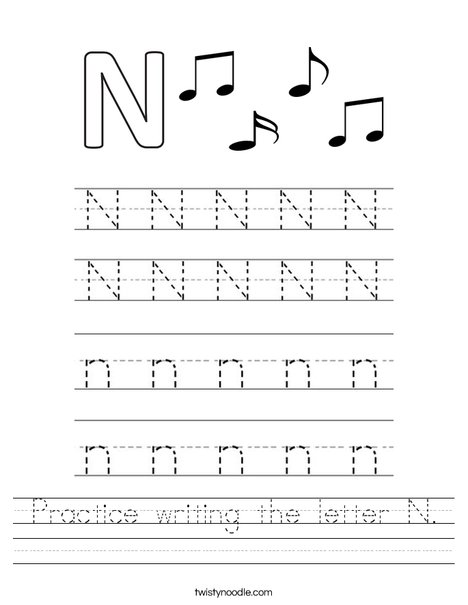 practice writing alphabet sheet