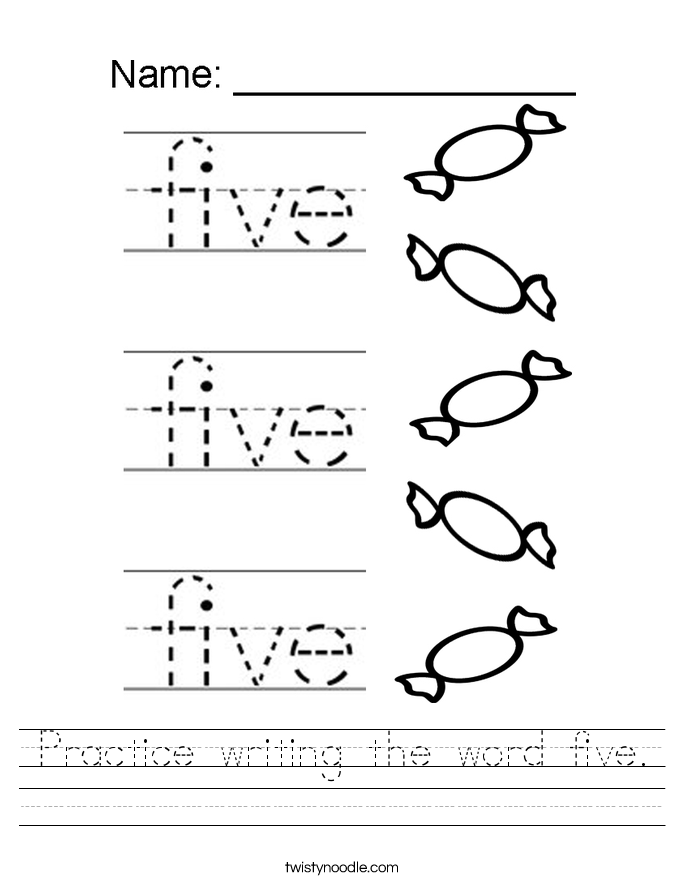 word for 5
