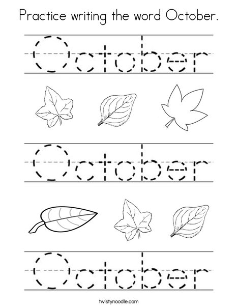 october coloring pages for preschool - photo #12