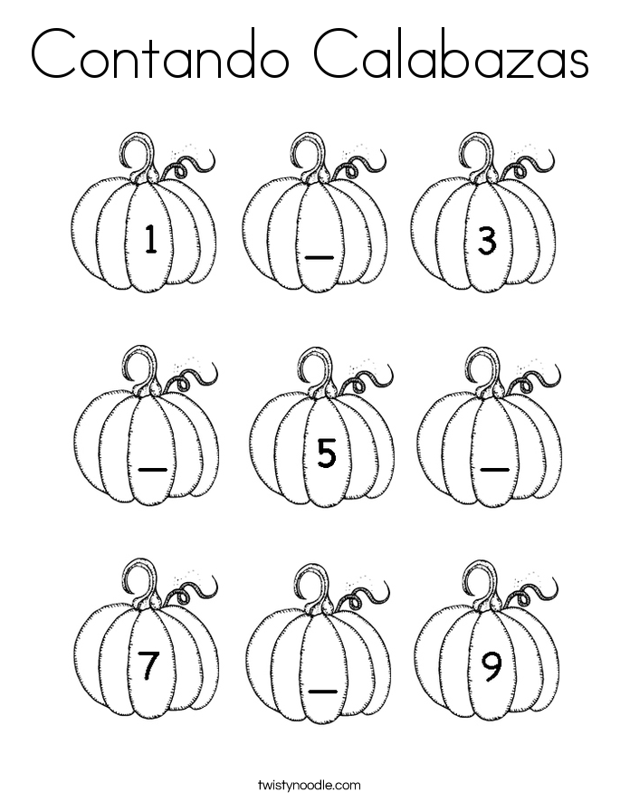 calabaza coloring pages - photo #48