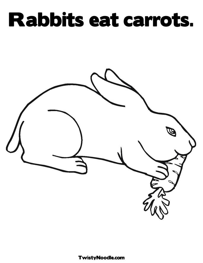 c is for carrot coloring pages - photo #20