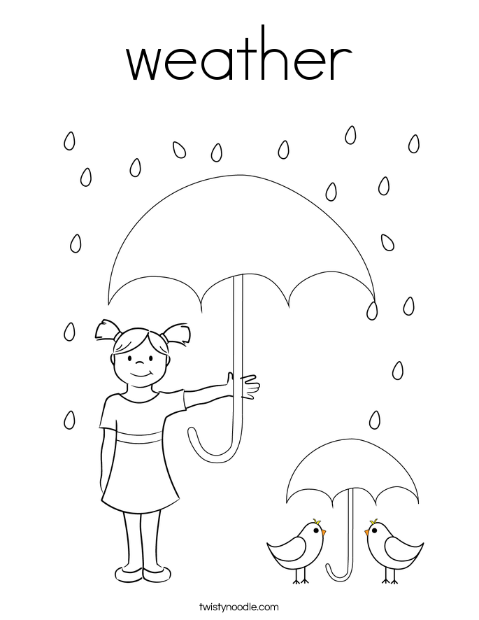 Coloring Pages For Weather : Weather coloring page twisty noodle Coloring Pages For Weather : Weather coloring page twisty noodle