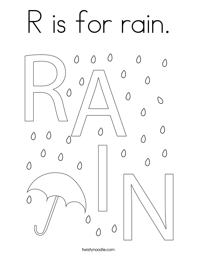 rain coloring pages - photo #26