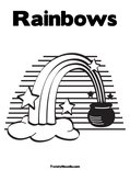 Rainbows Coloring Page
