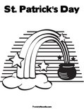 St. Patrick's DayColoring Page