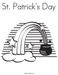 St. Patrick's DayColoring Page
